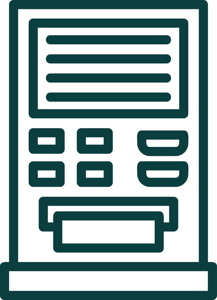 Cash Withdrawal Vector Icon Design