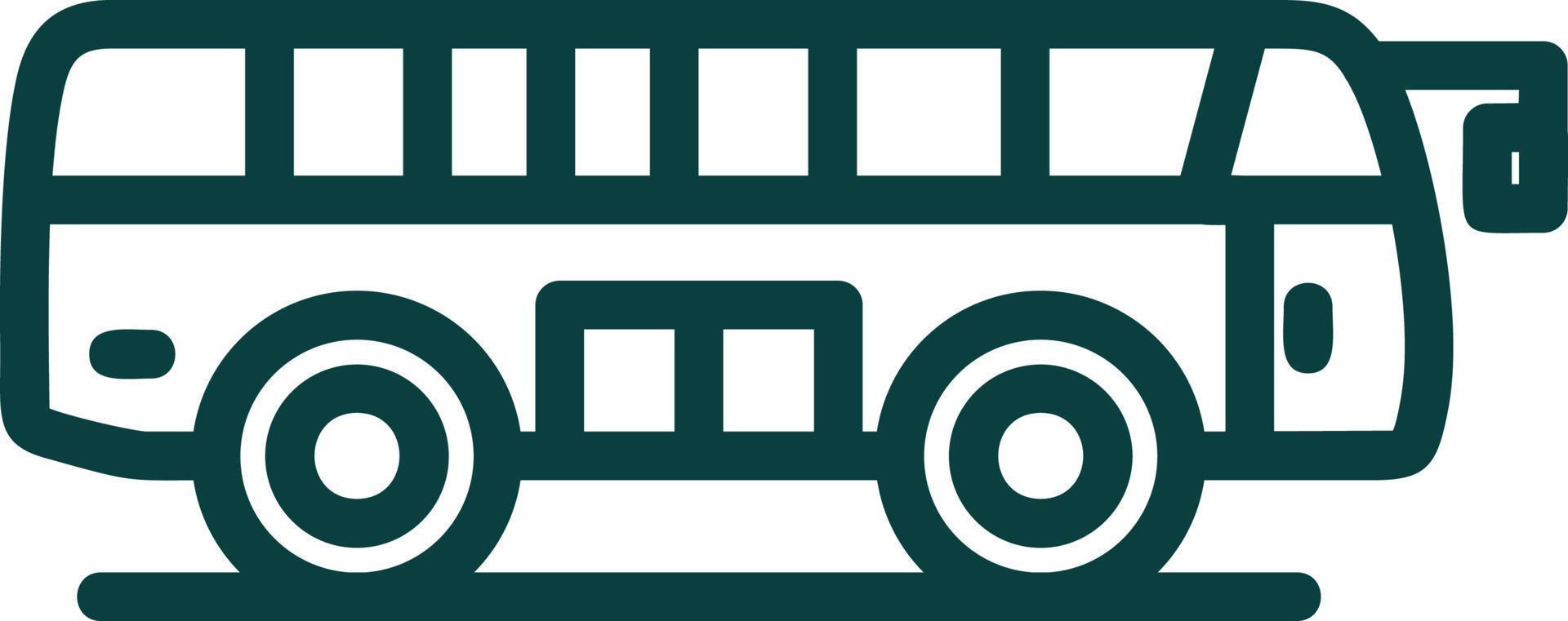 Bus Vector Icon Design