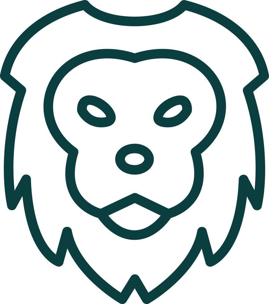 Lion Vector Icon Design