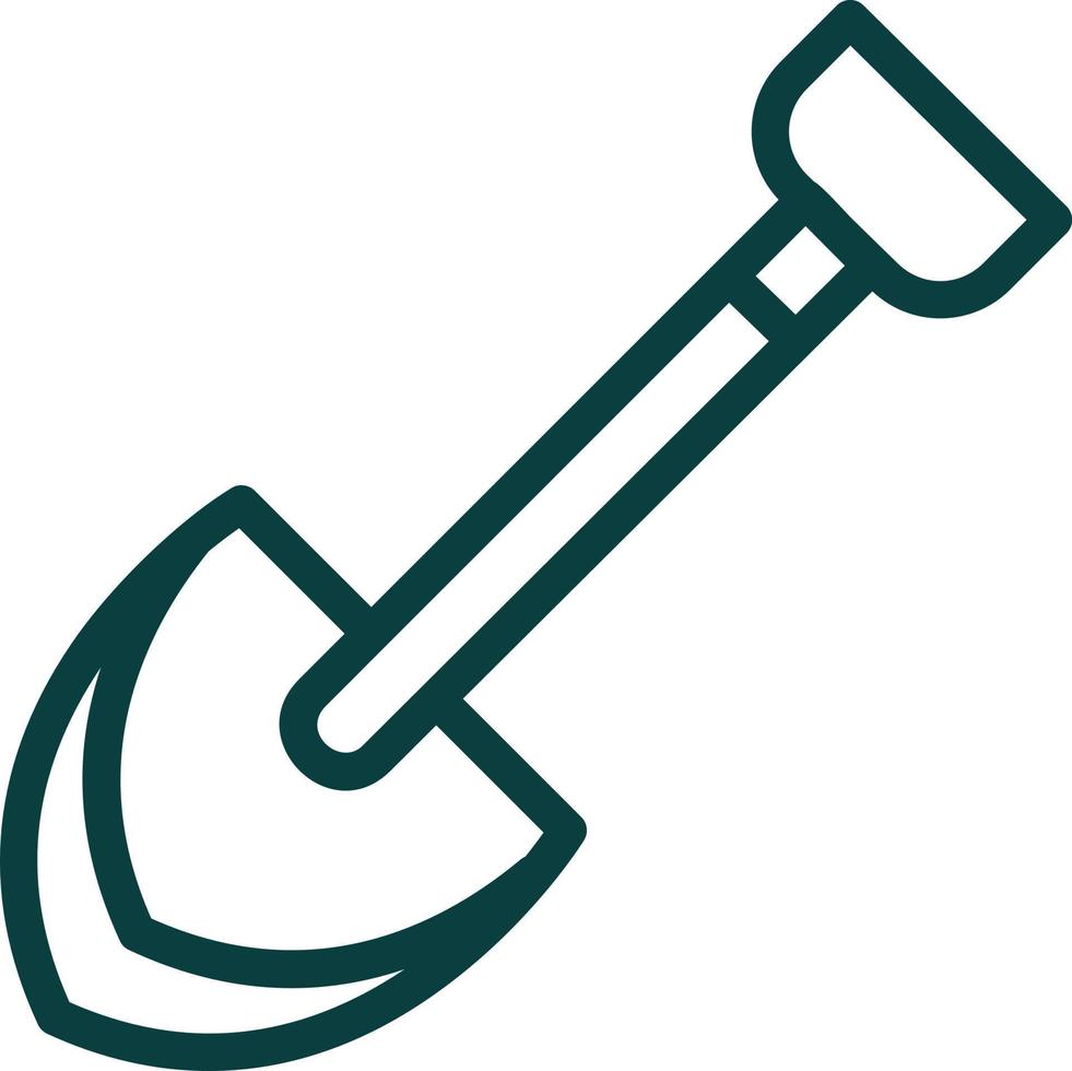 Shovel Vector Icon Design