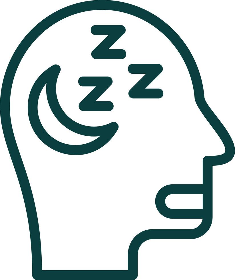 Narocolepsy Vector Icon Design