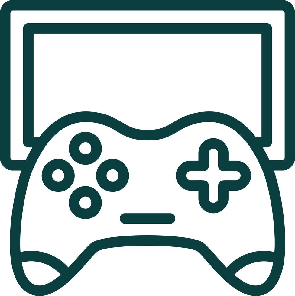 diseño de icono de vector de consola de juegos