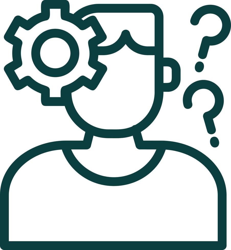 Hallucination Vector Icon Design