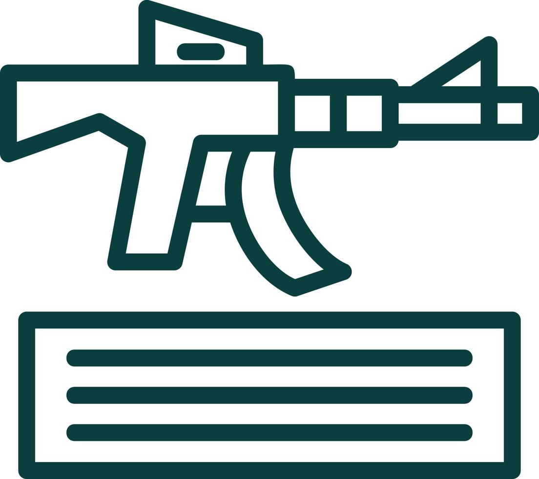 Knocked Out Vector Icon Design
