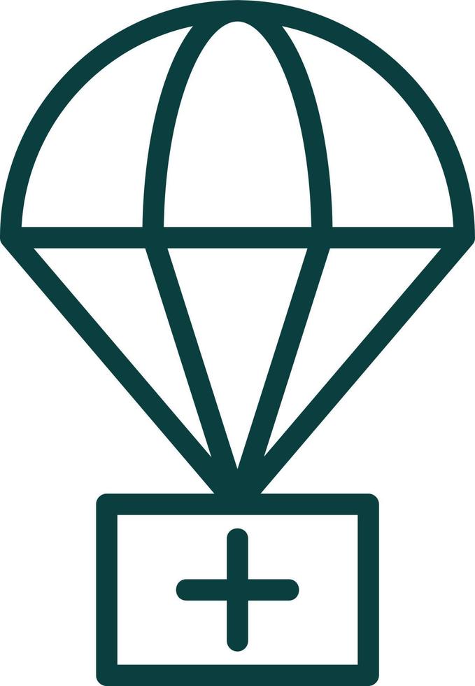 Airdrop Vector Icon Design