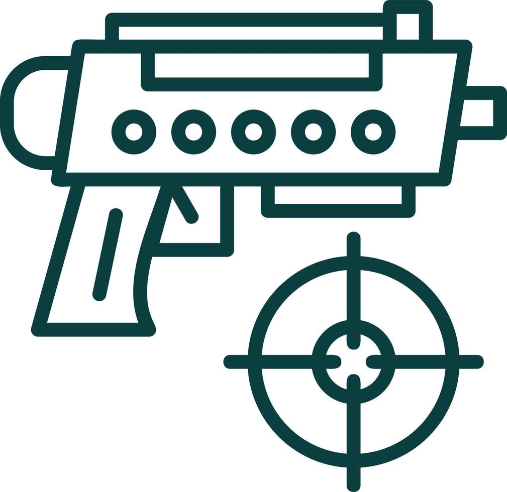 Shooting Game Vector Icon Design