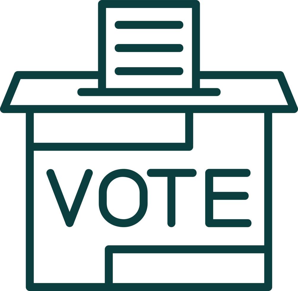 Ballot Vector Icon Design