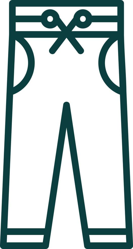 Trousers Vector Icon Design