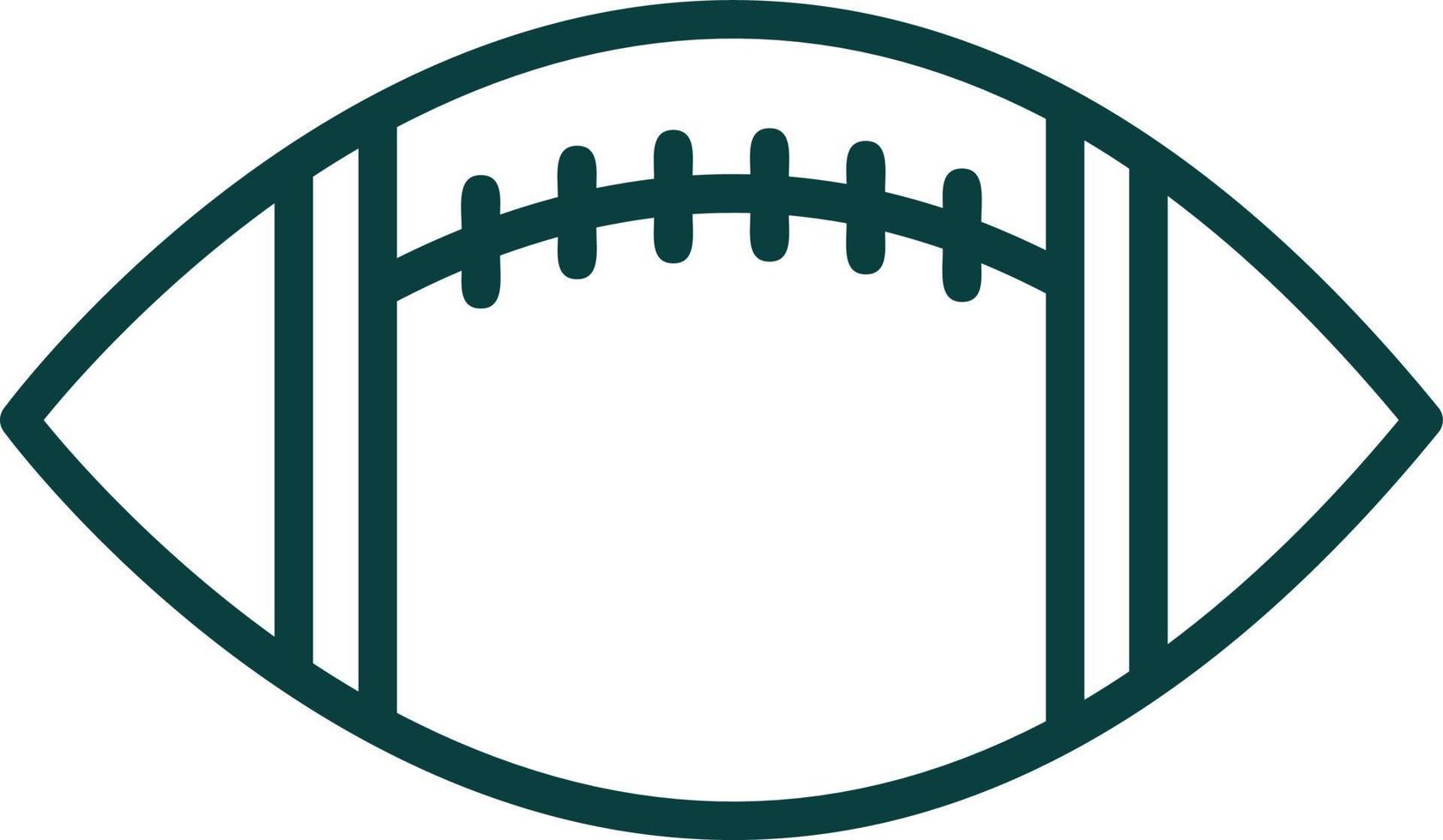 American Football Vector Icon Design