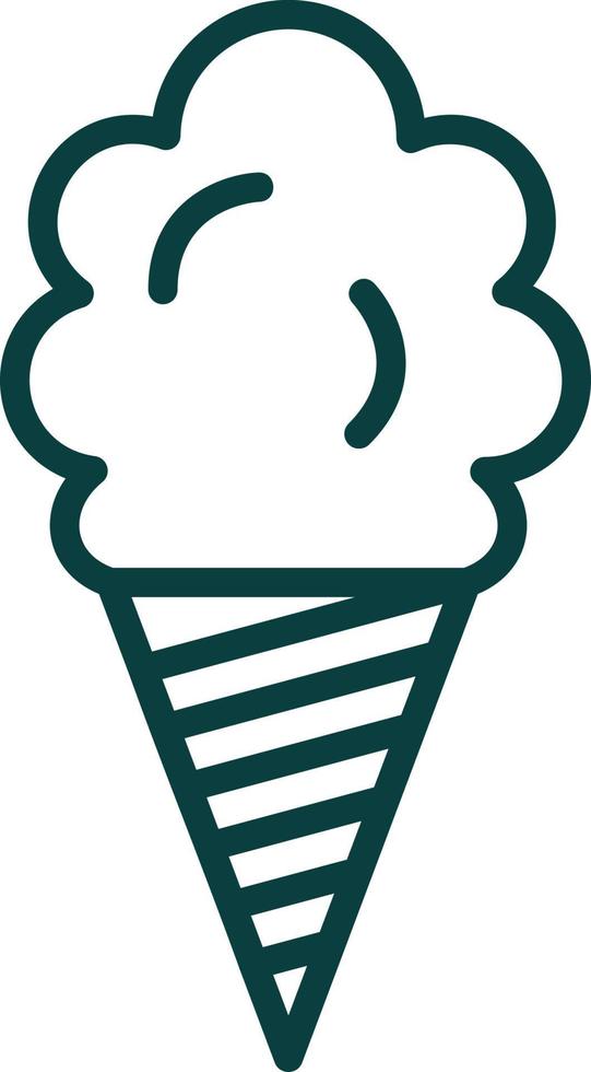 Ice Cream Vector Icon Design