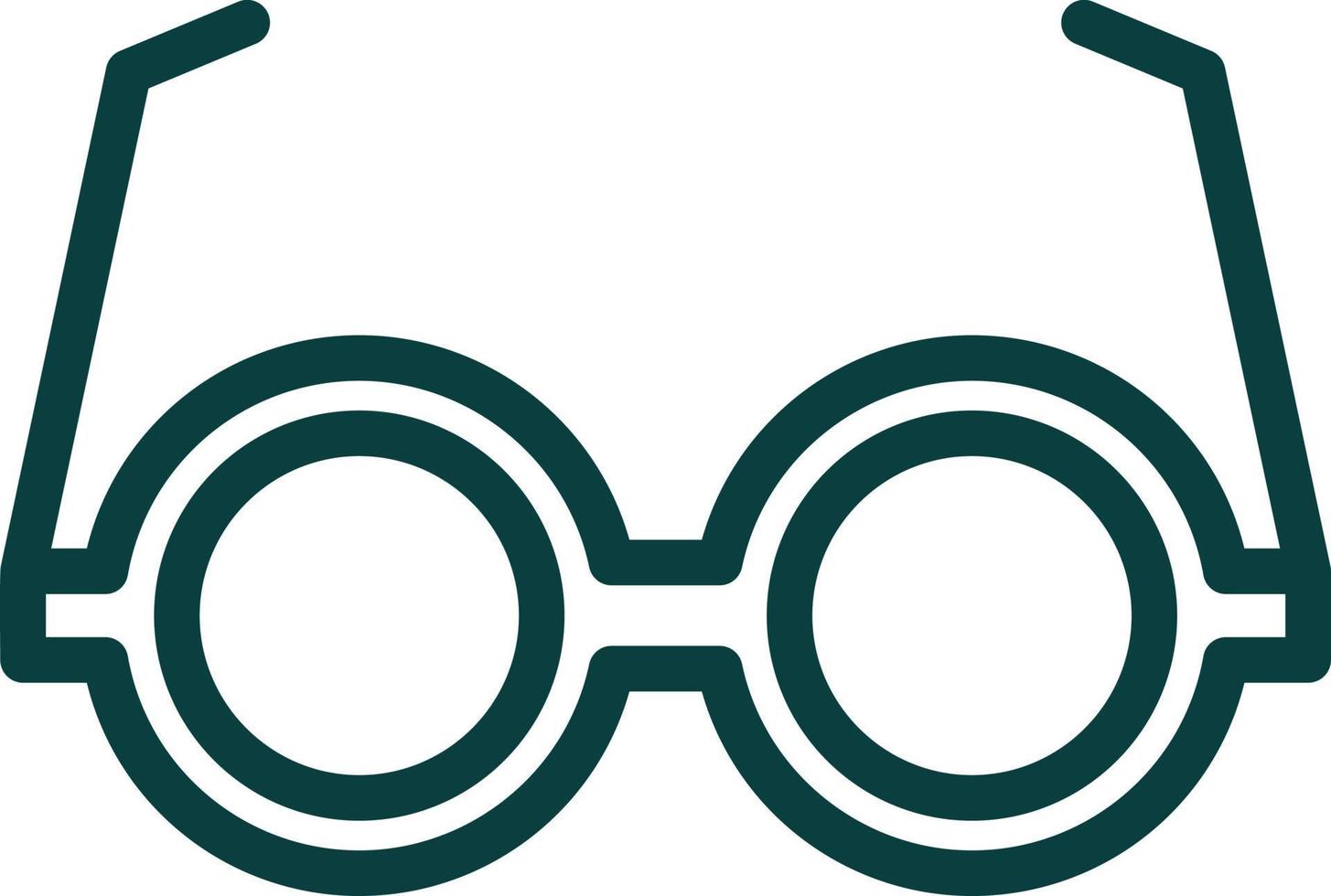 diseño de icono de vector de gafas