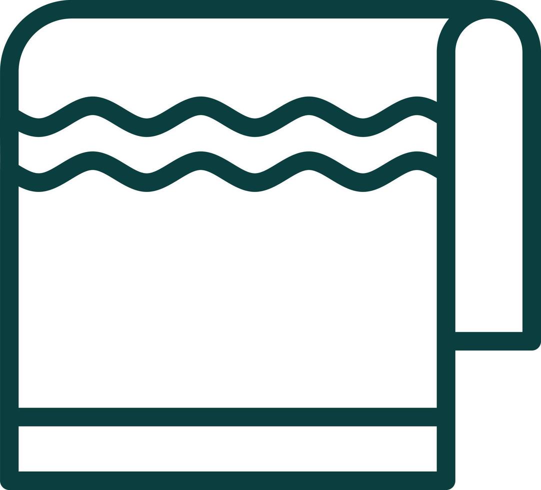 Towel Vector Icon Design