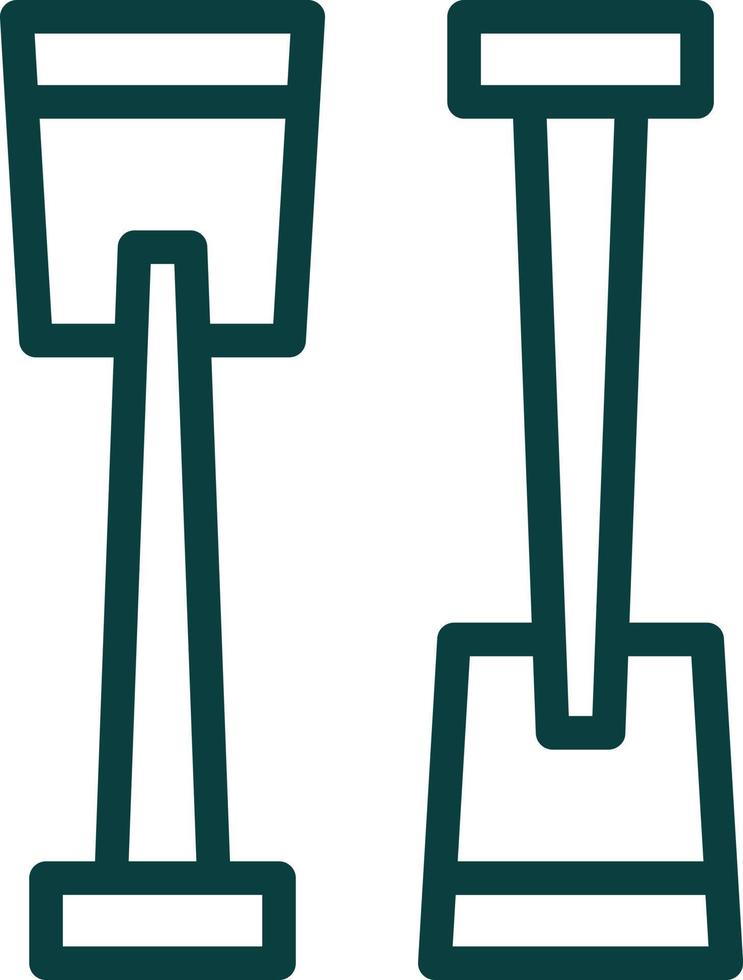 Paddle Vector Icon Design