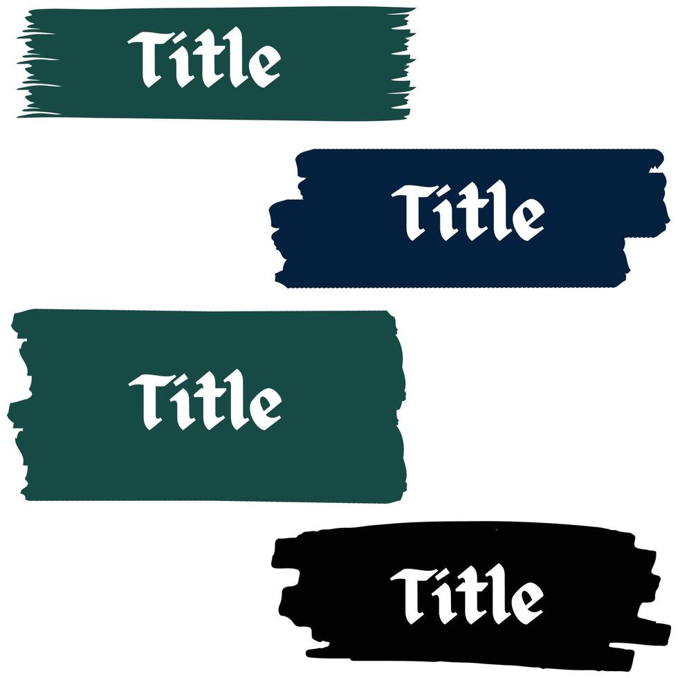 Collection of text box vector