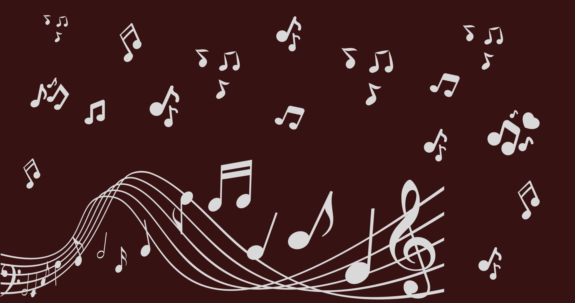 Beautiful Music background vector