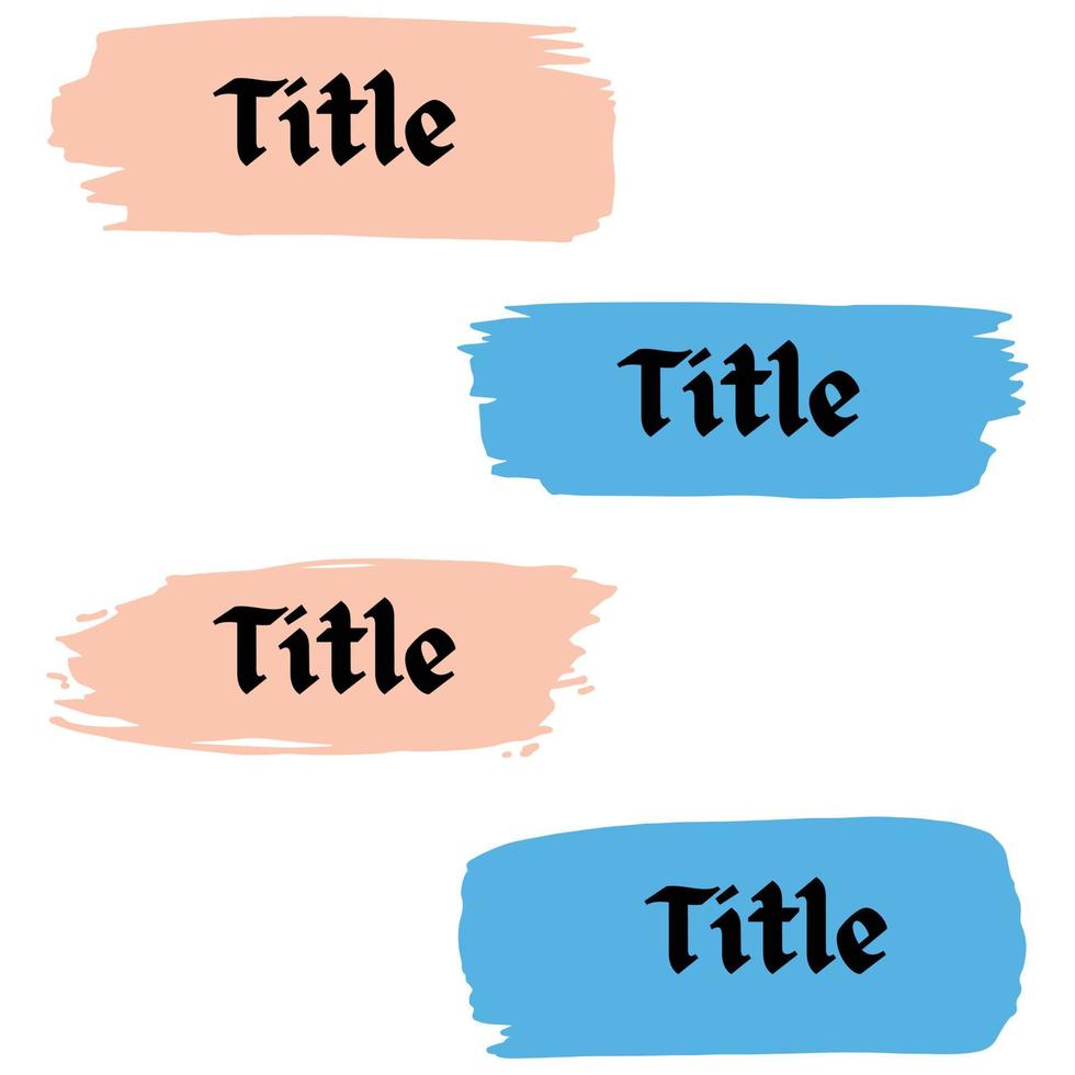 Collection of text box vector