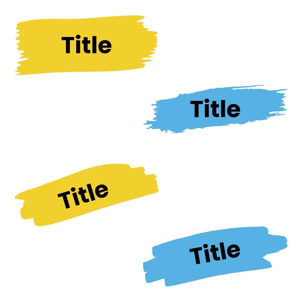 Collection of text box vector