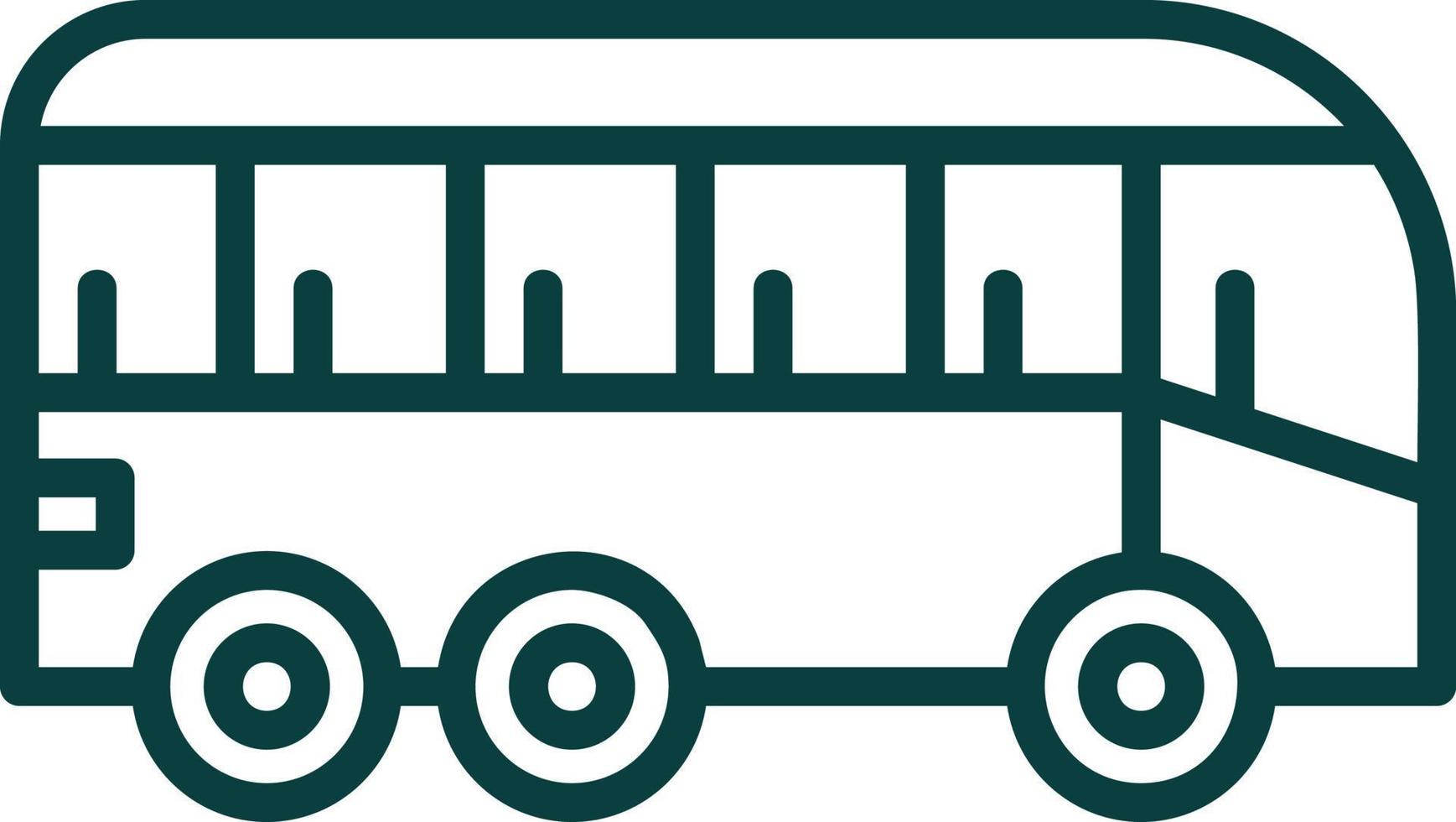 Public Transport Vector Icon Design
