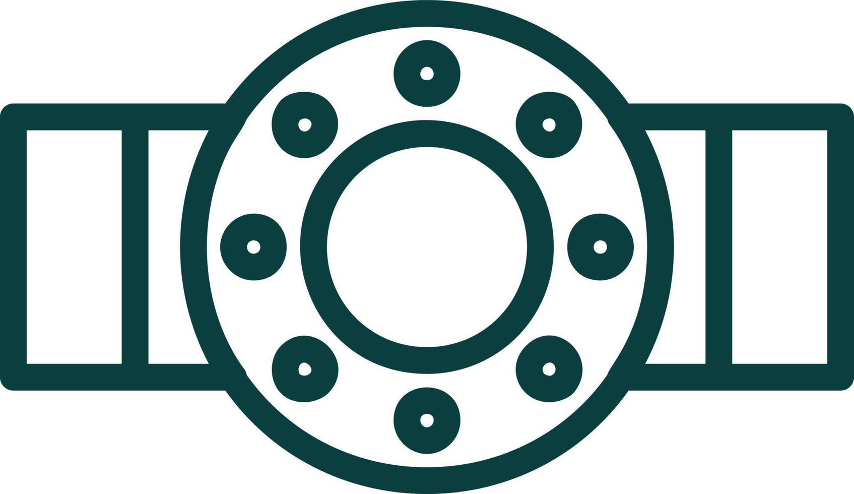 Flange Vector Icon Design