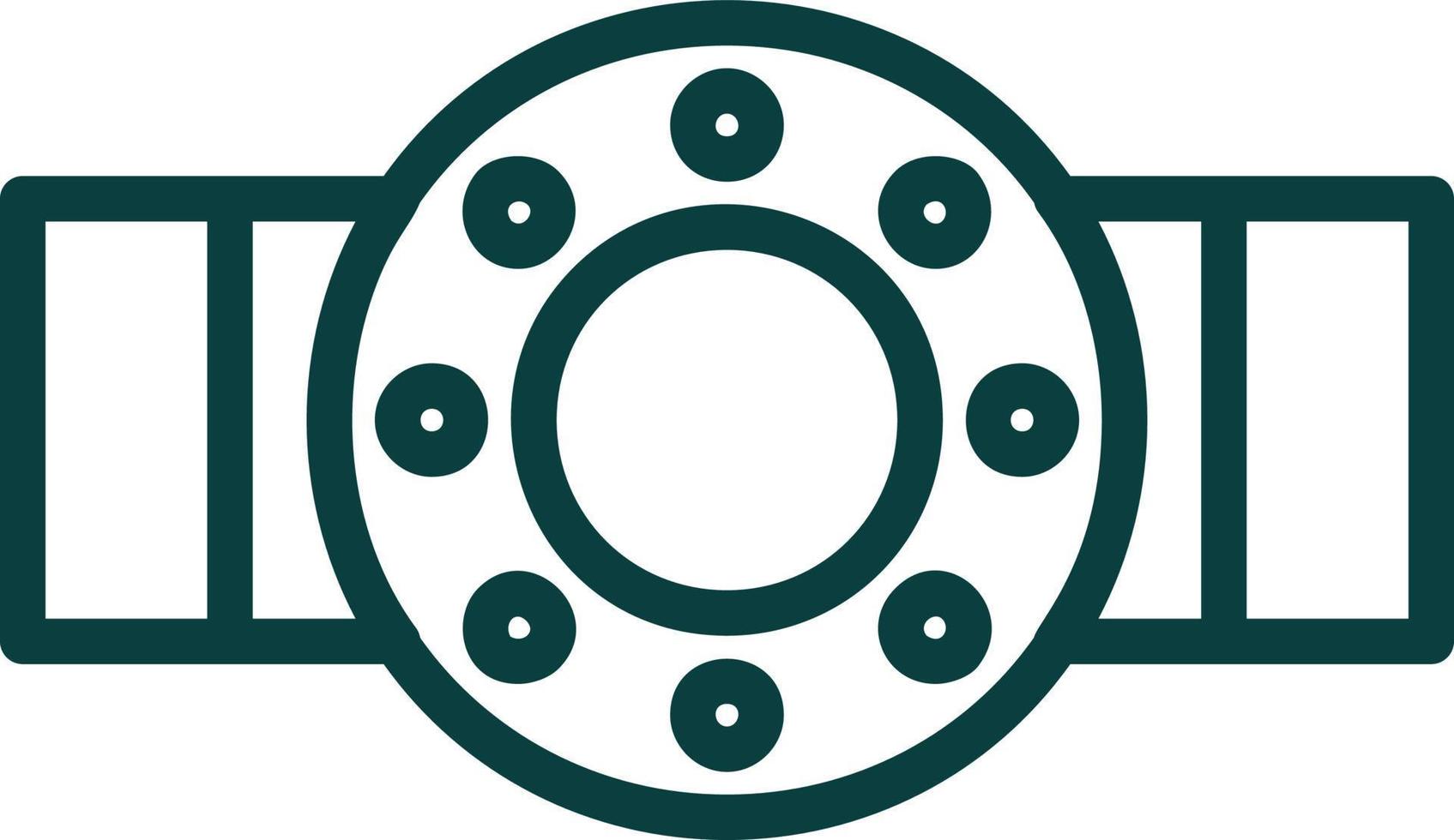 Flange Vector Icon Design