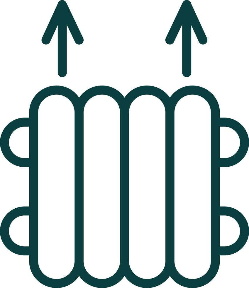 Radiator Vector Icon Design
