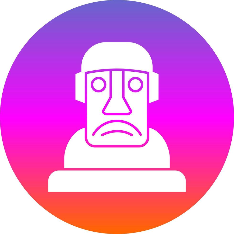 Moai Vector Icon Design
