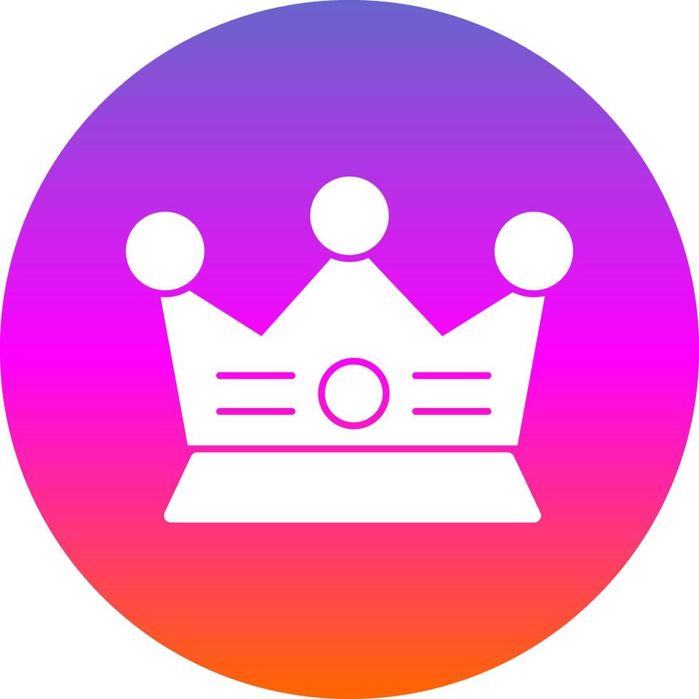 Crown Vector Icon Design