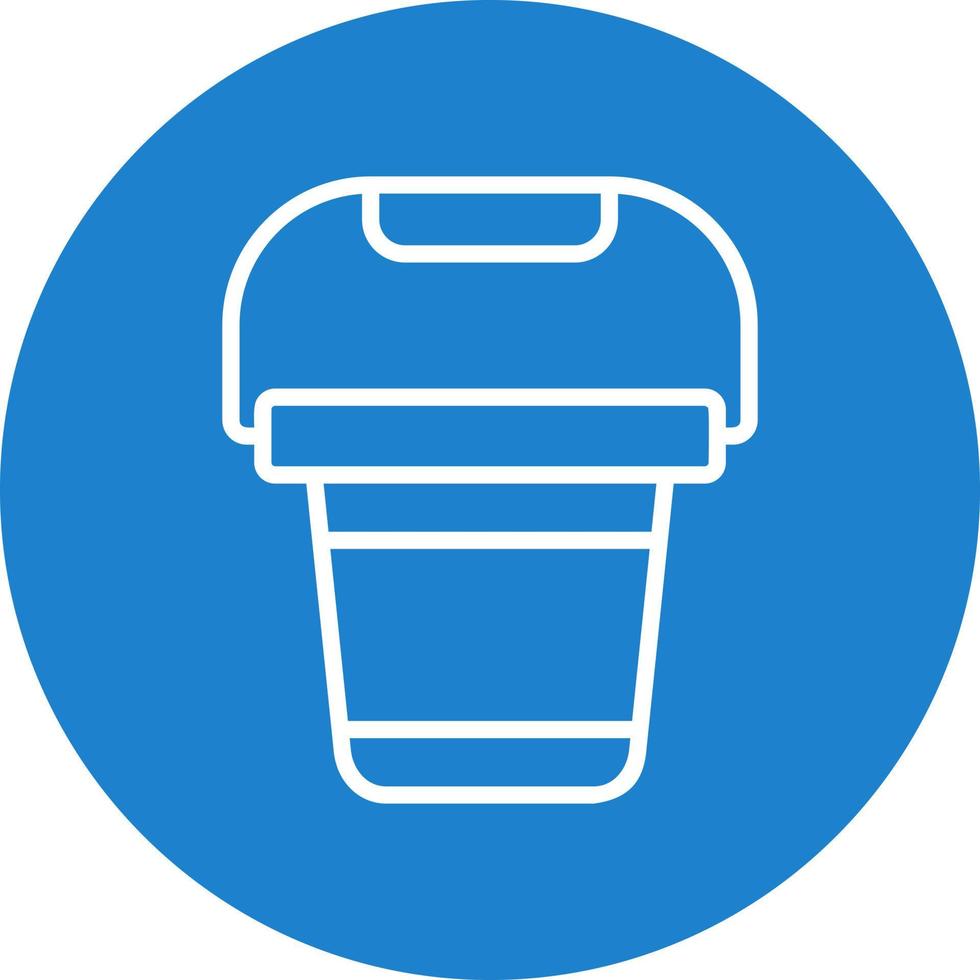 Pail Vector Icon Design