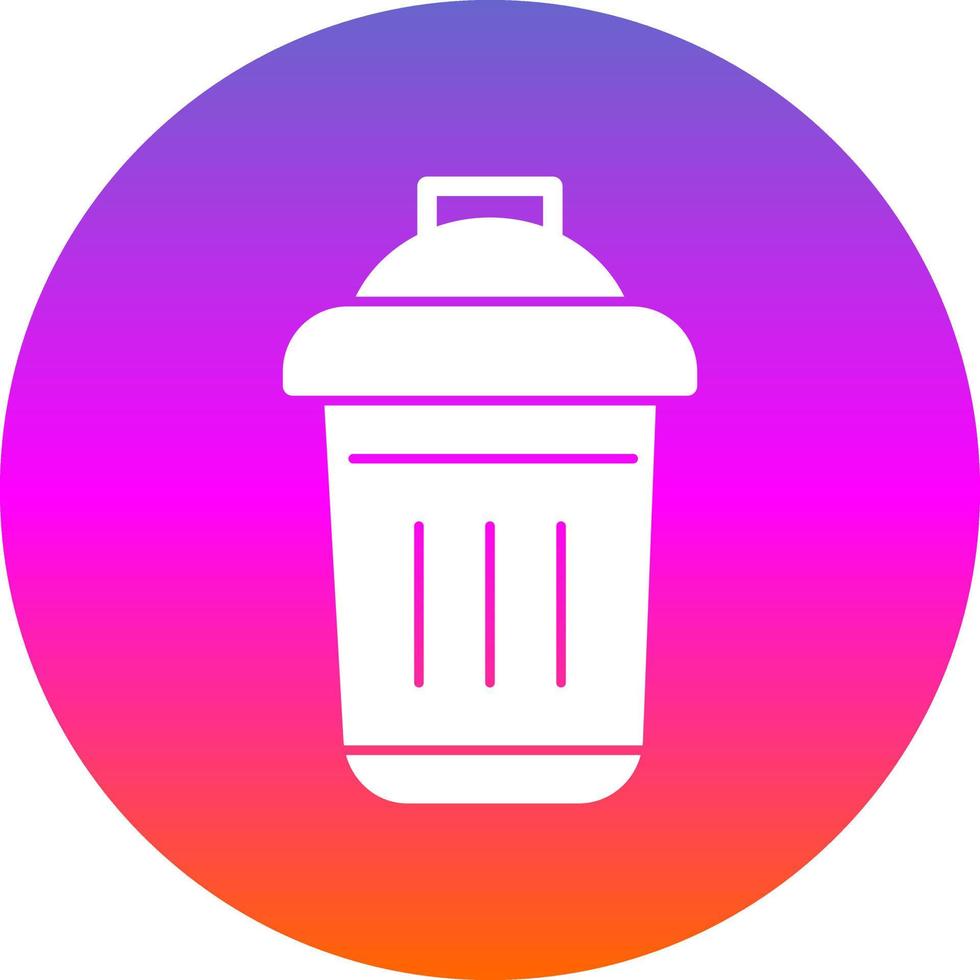 Dustbin Vector Icon Design