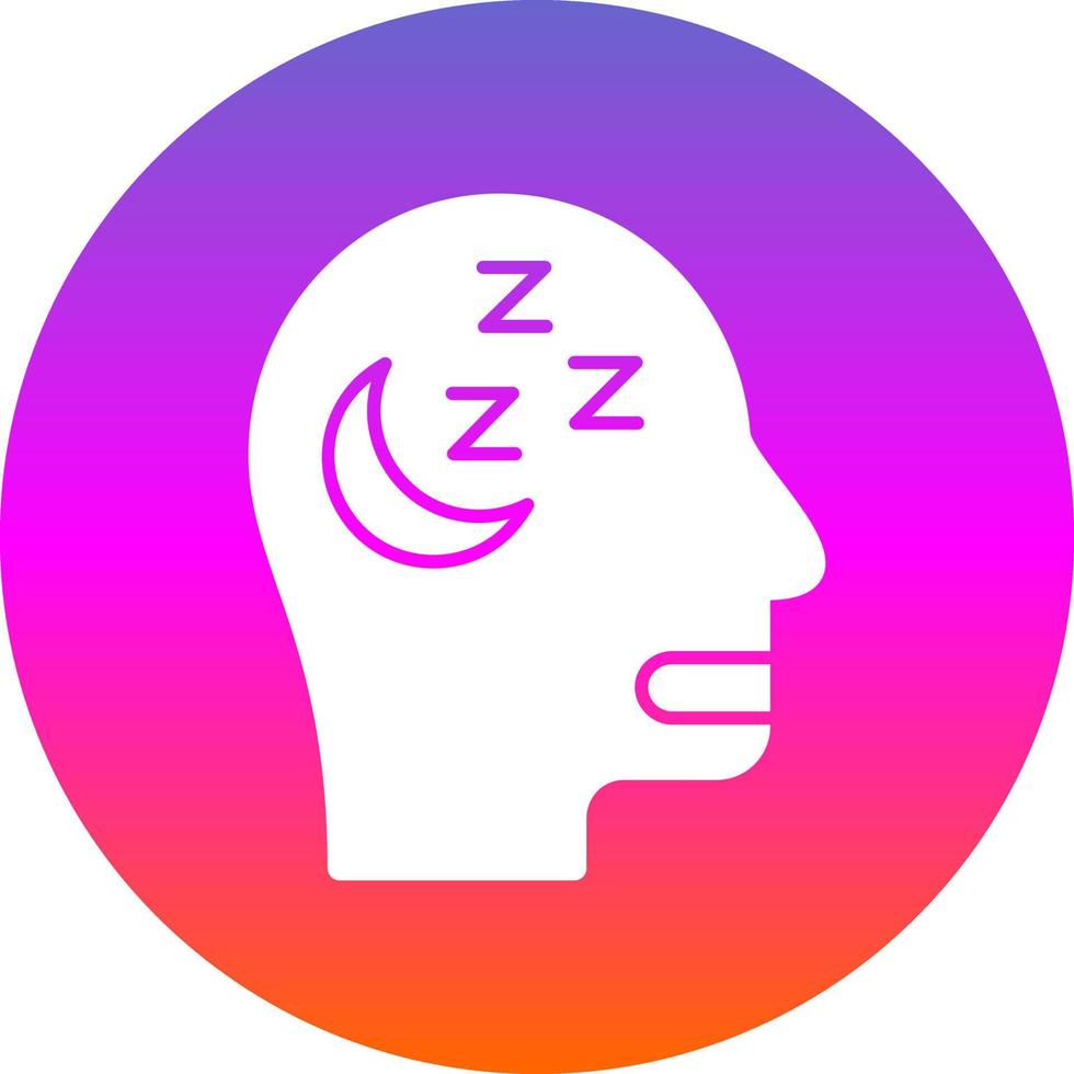 Narocolepsy Vector Icon Design