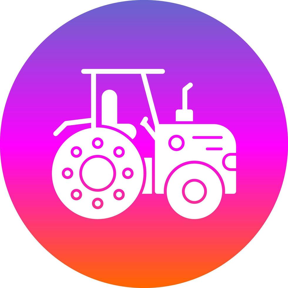 Tractor Vector Icon Design