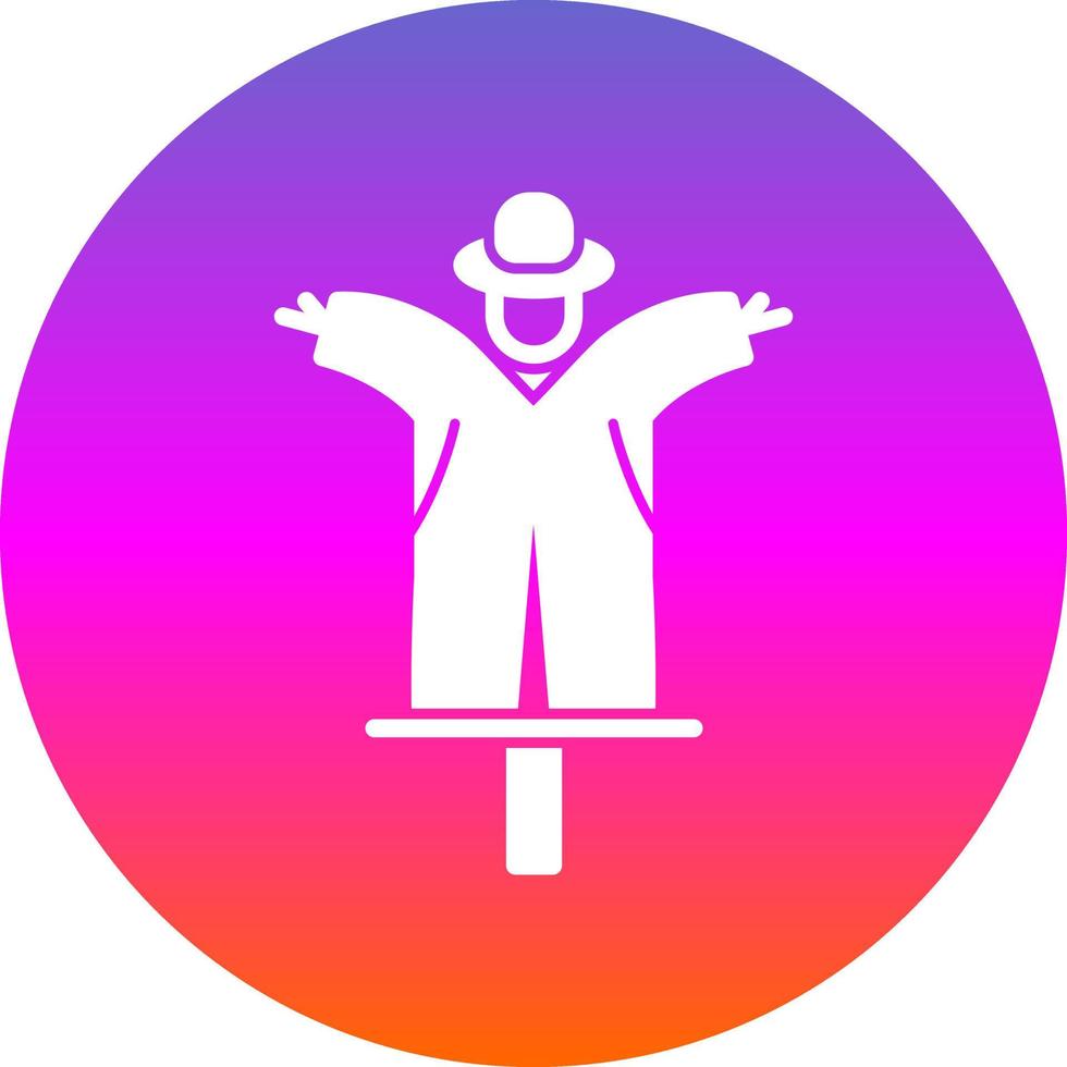 Scarecrow Vector Icon Design