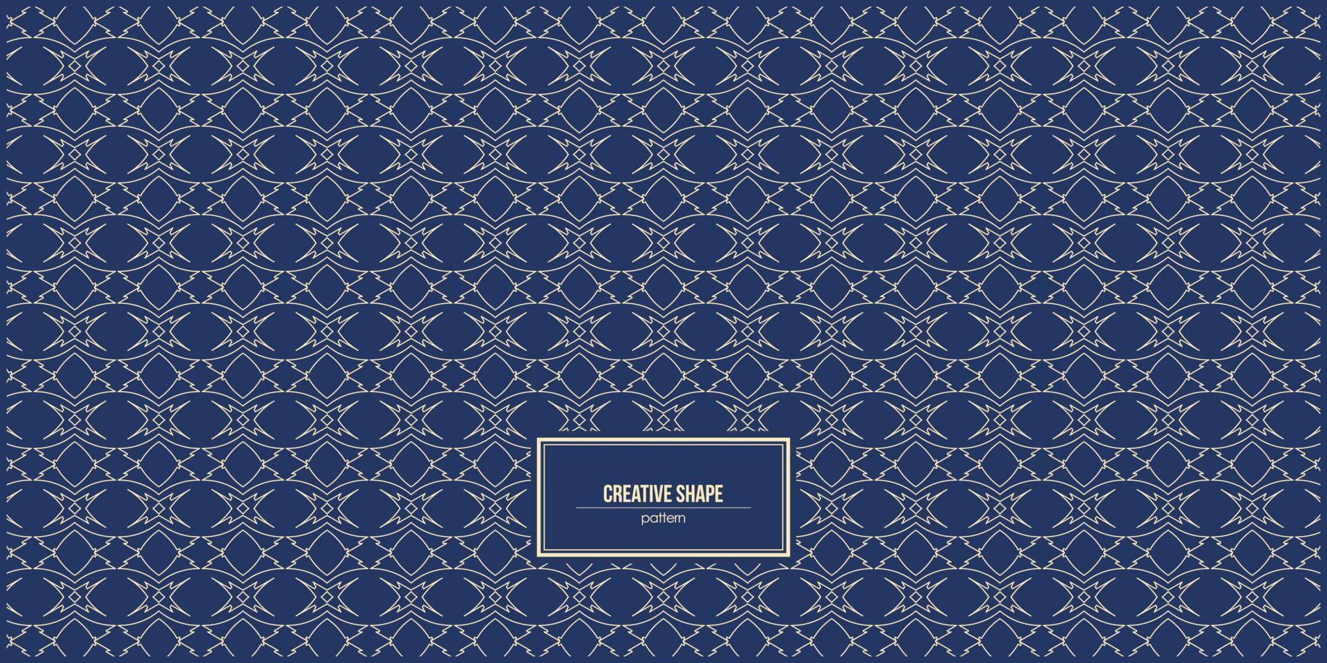 creative and unique pattern with dark blue background vector