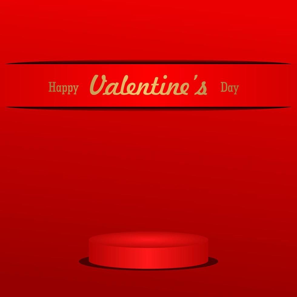 tarjeta de felicitación de feliz día de san valentín con colores brillantes y diseño gráfico elegante vector