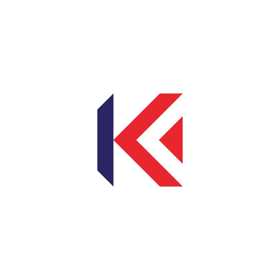 Letter k logo vector template, Creative K Letter initial logo design