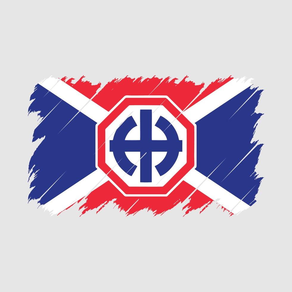 Soviet Flag Brush Vector