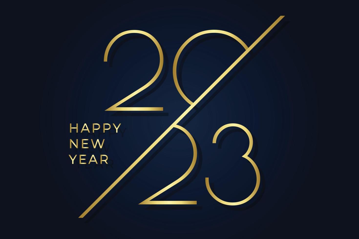 happy new year 2023 vector