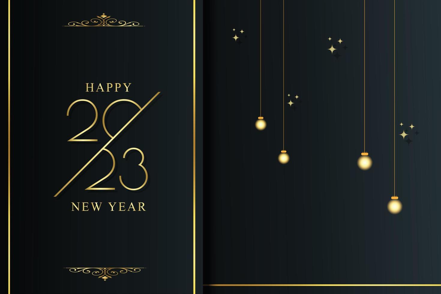 happy new year 2023 vector