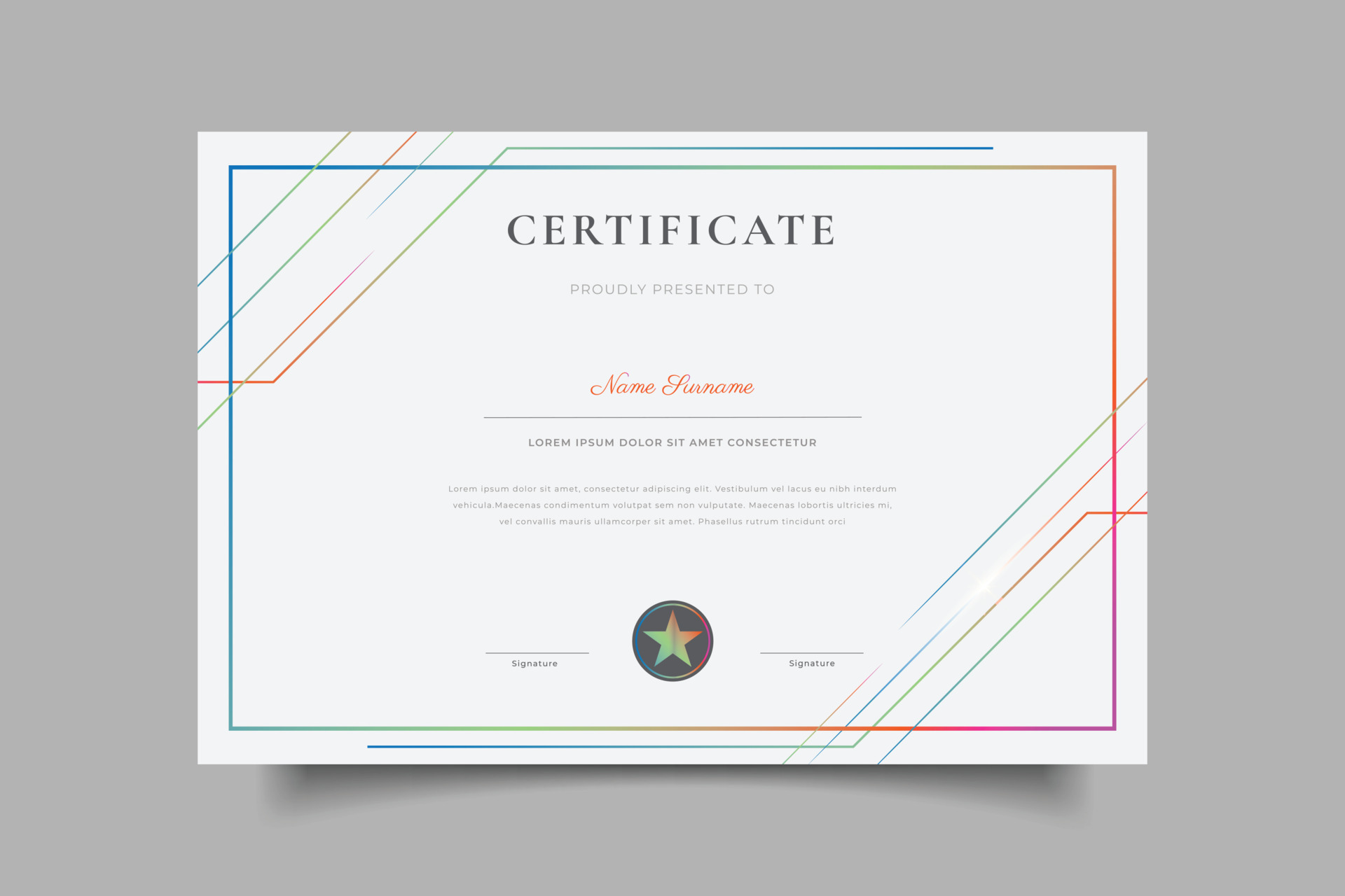 template certificate design 16902292 Vector Art at Vecteezy template certificate design 16902292 Vector Art at Vecteezy