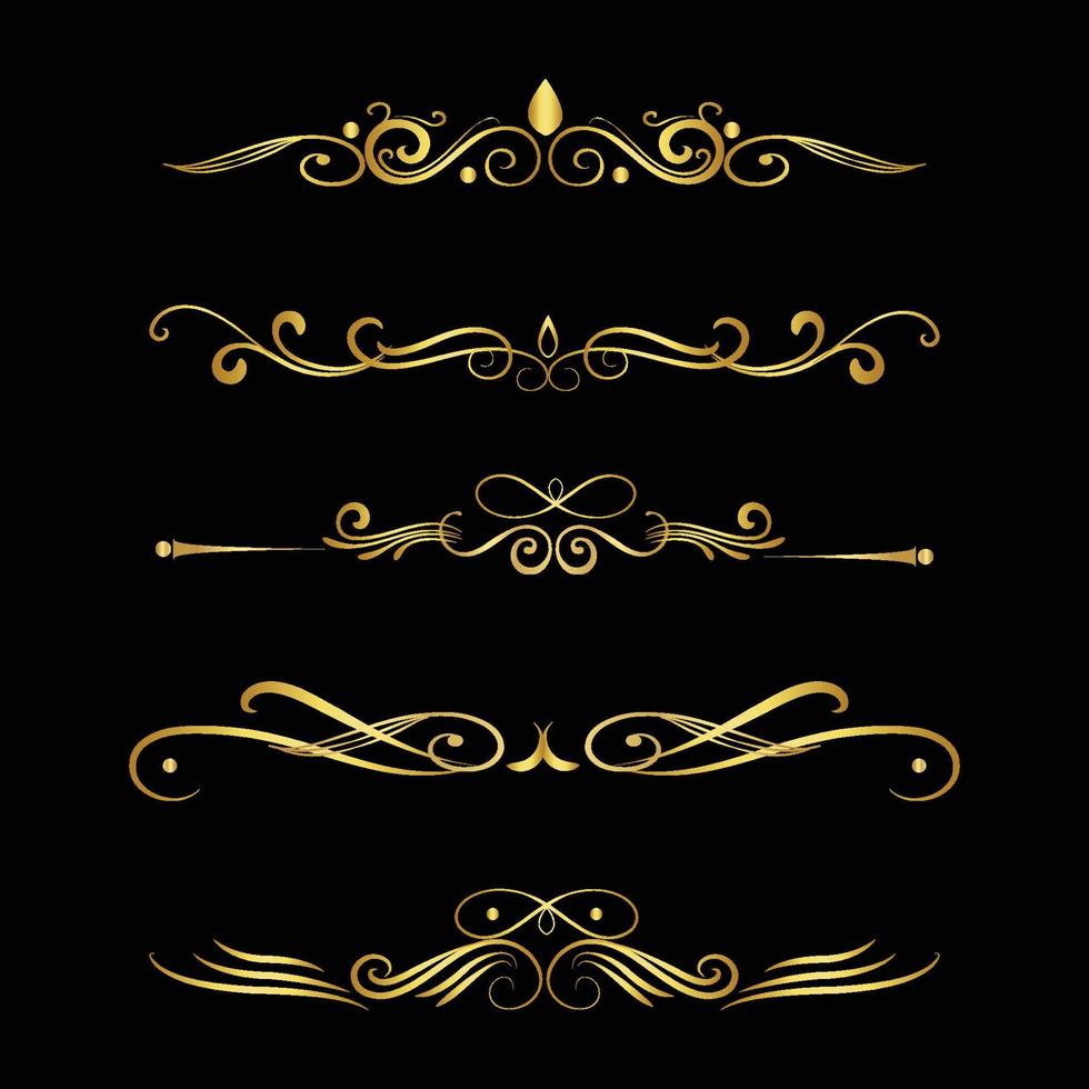 dividers collection design art vector