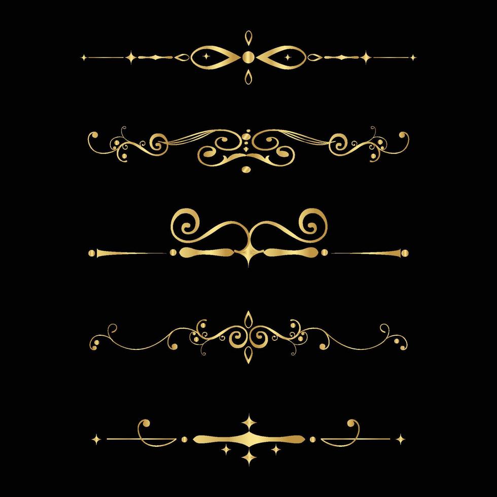 dividers collection design art vector