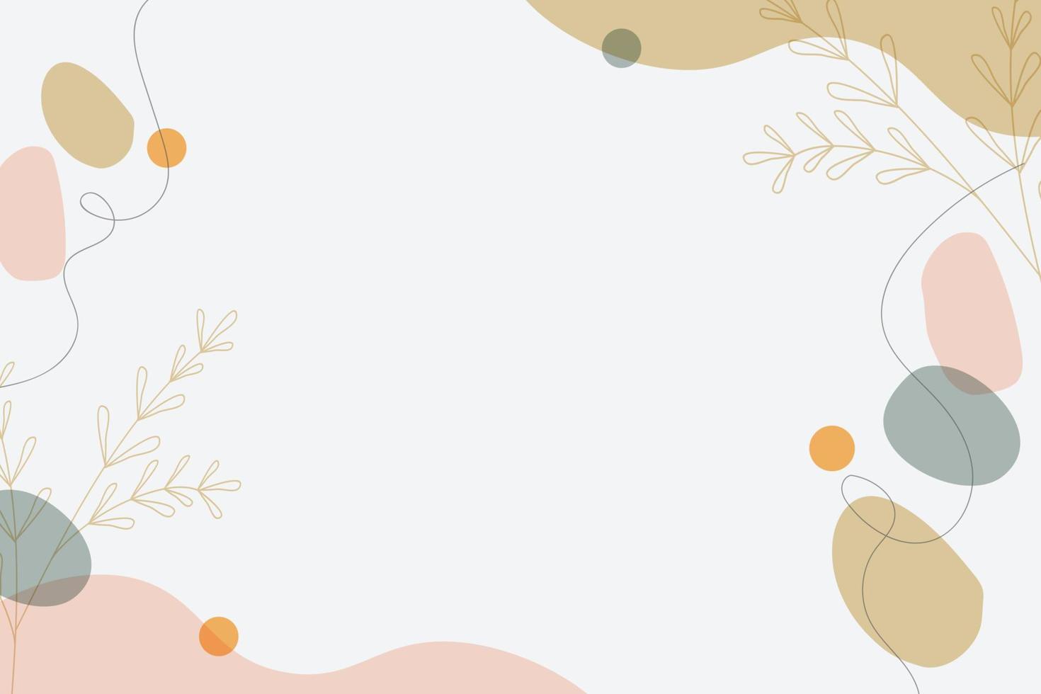abstract hand drawn minimalist background vector