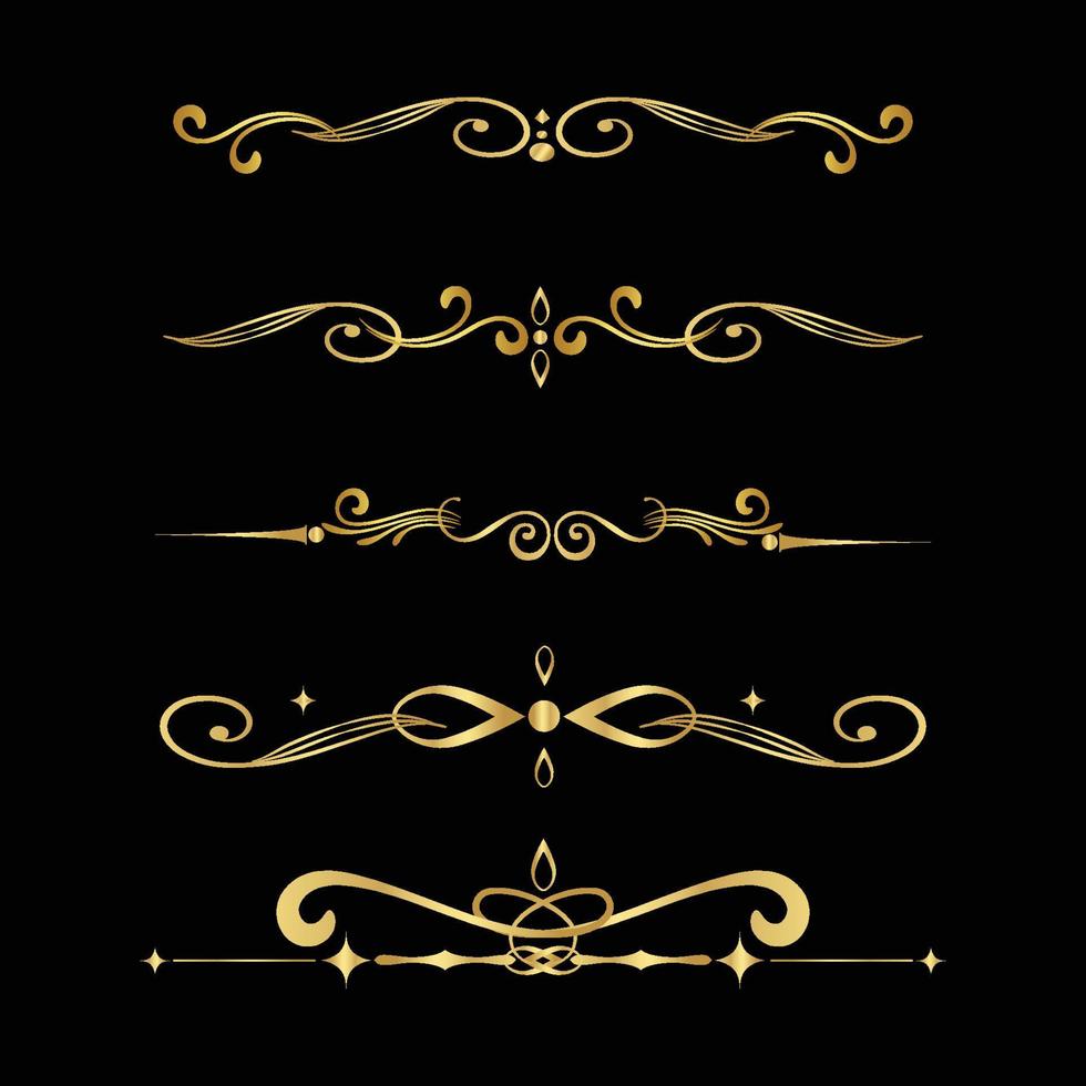dividers collection design art vector