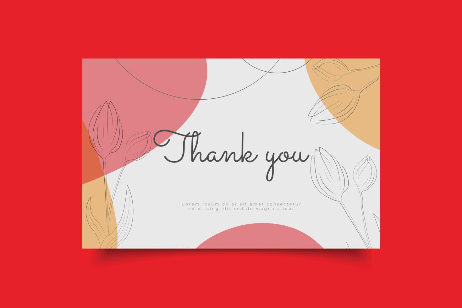 Thank You Card Design