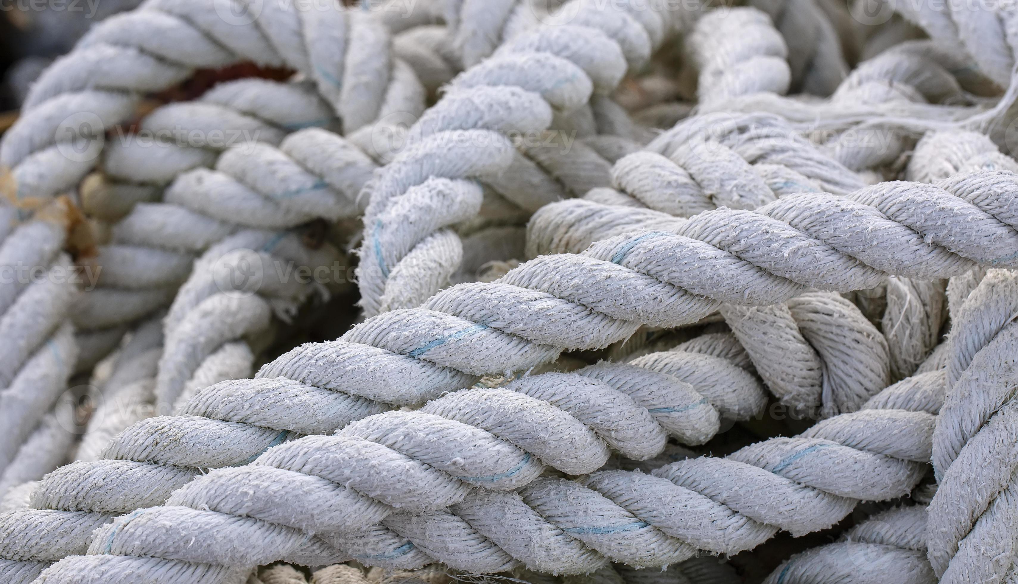 Old Boat Rope Textured close up. Selective focus 16902489 Stock