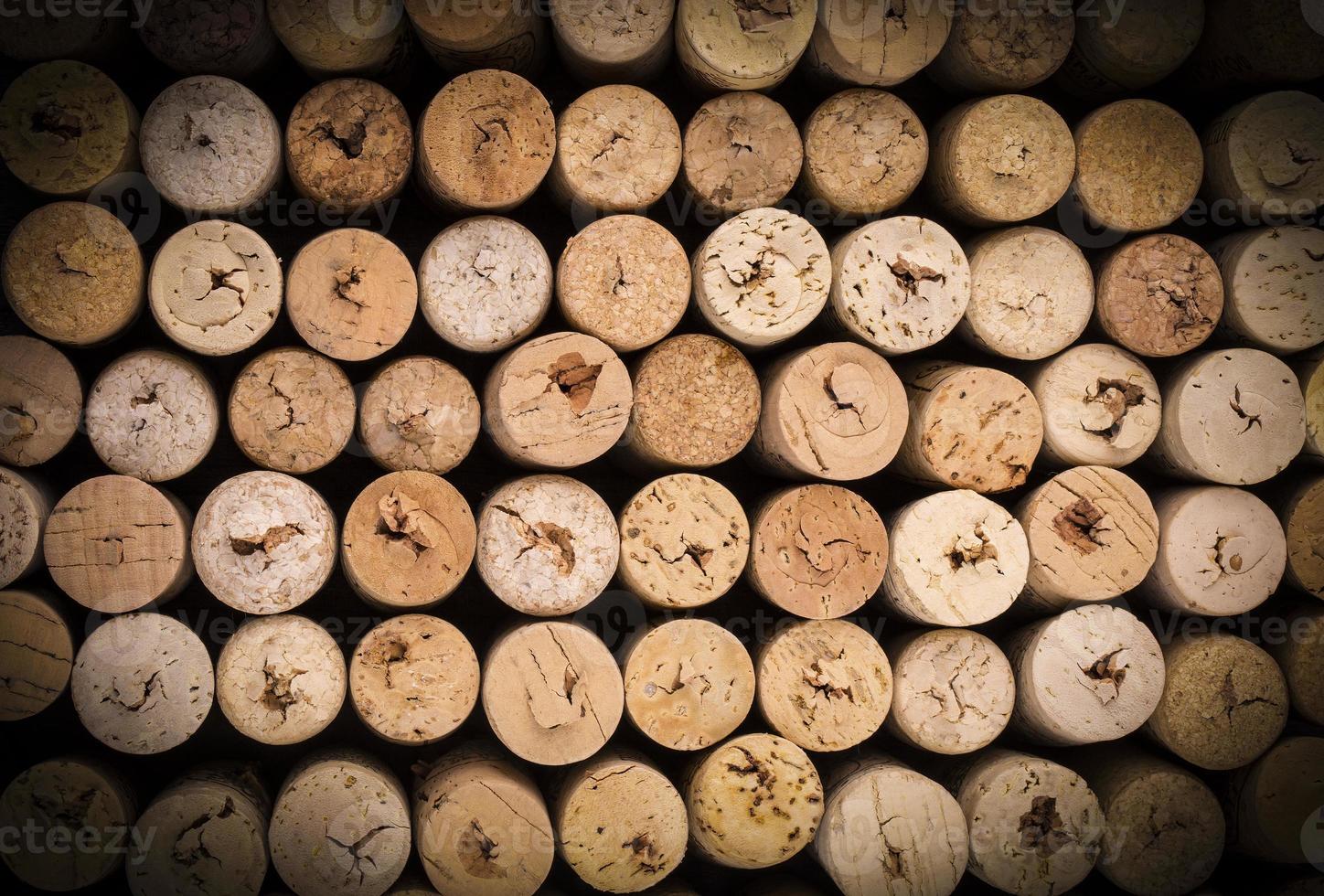 texture cork from wine bottles. Selective focus photo