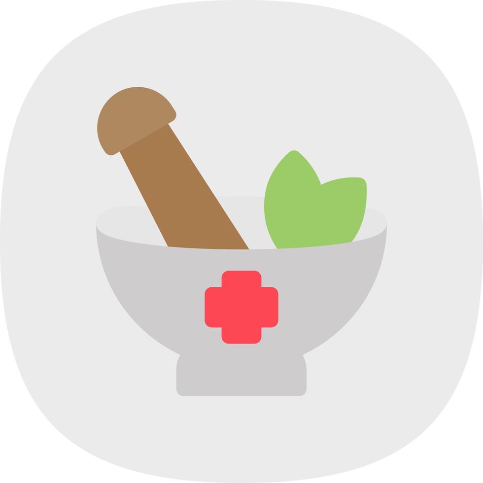 Herbal Treatment Vector Icon Design