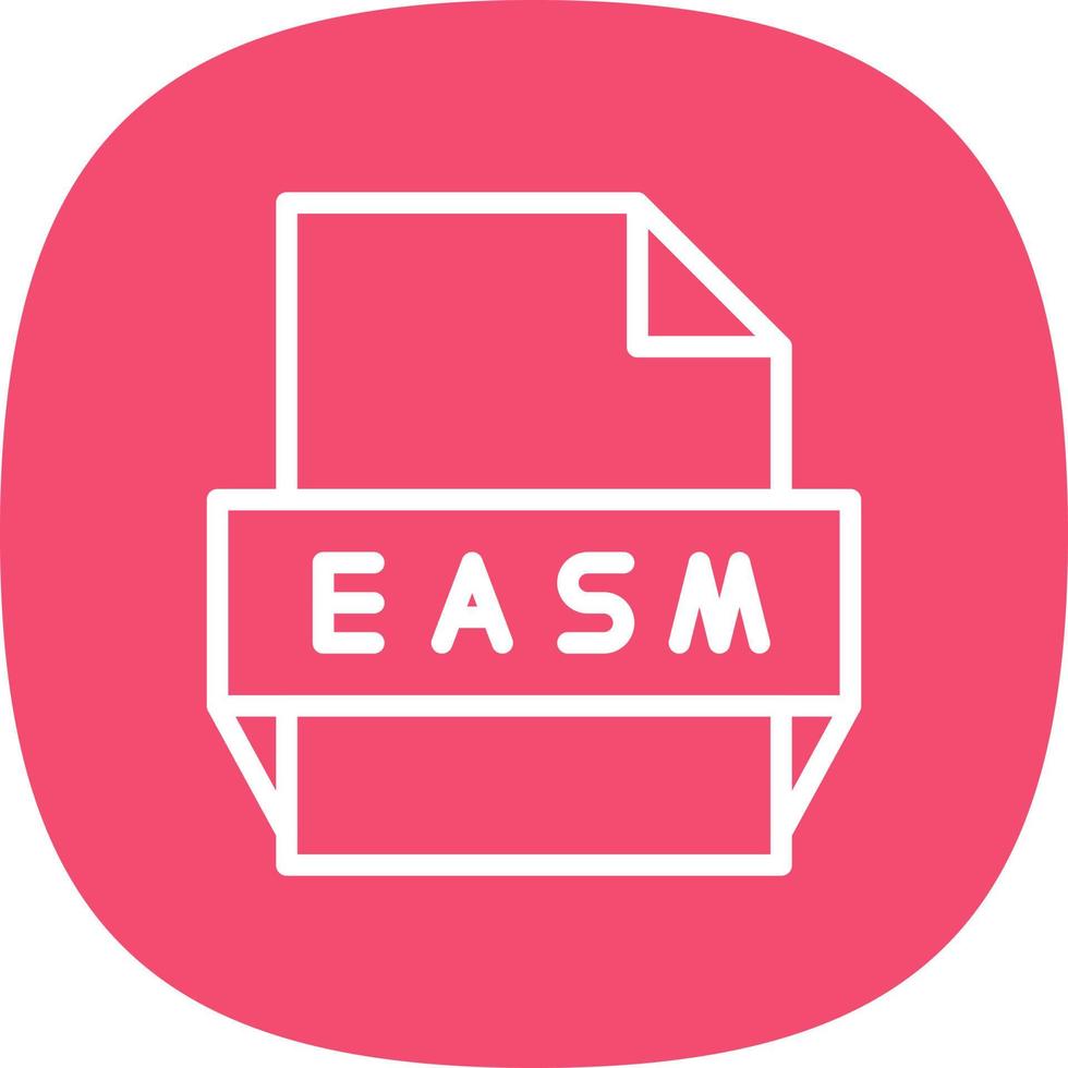 Easm File Format Icon 16902980 Vector Art at Vecteezy