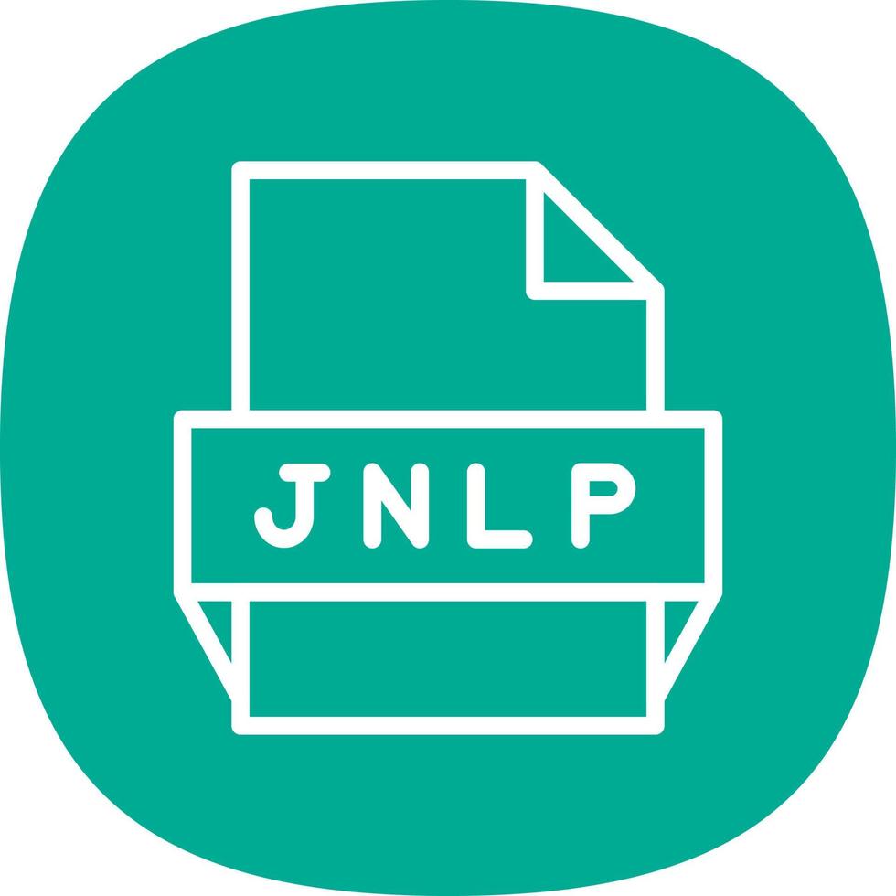 Jnlp File Format Icon vector