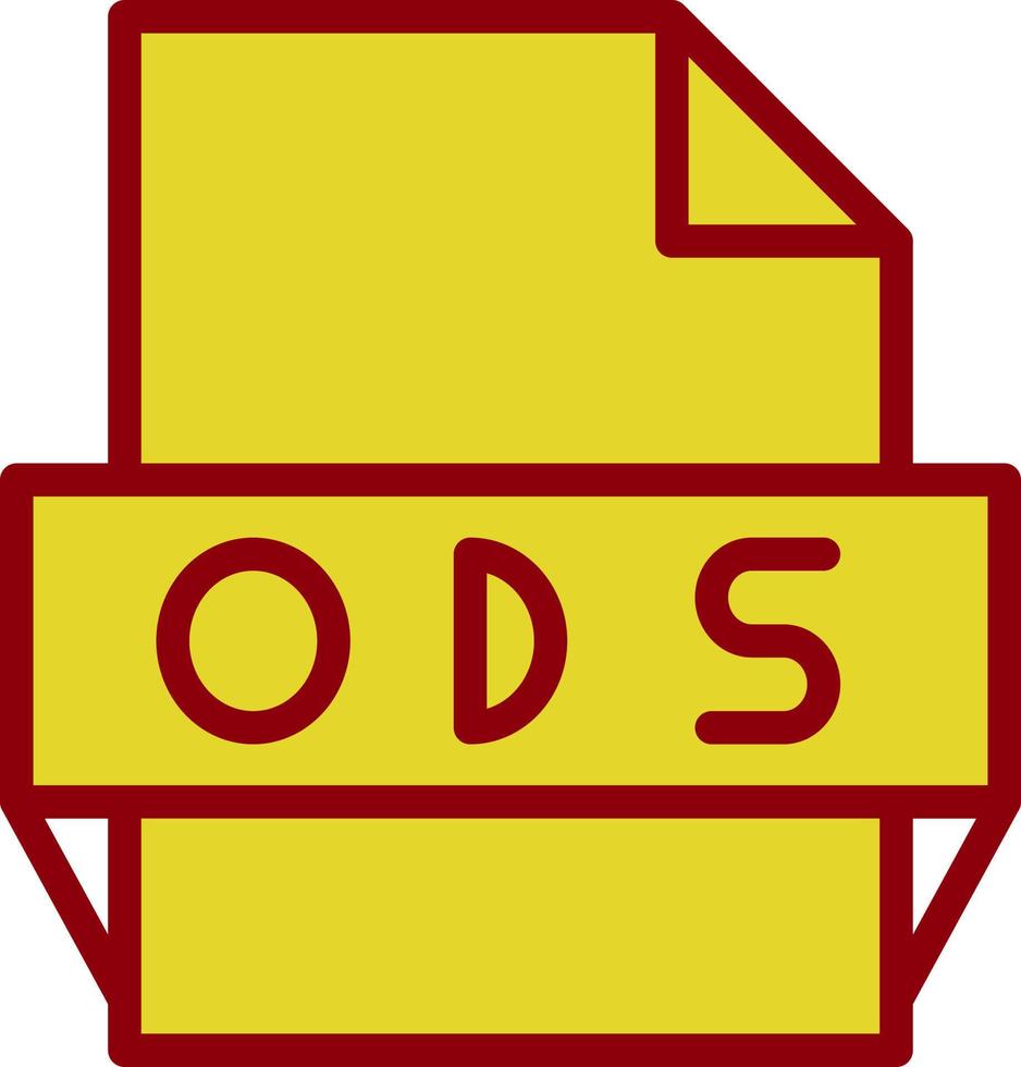 Ods File Format Icon 16903348 Vector Art at Vecteezy